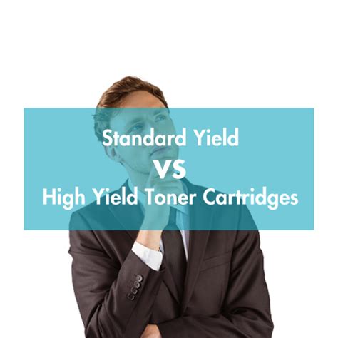 high yield vs standard yield toner|difference between high yield and standard.